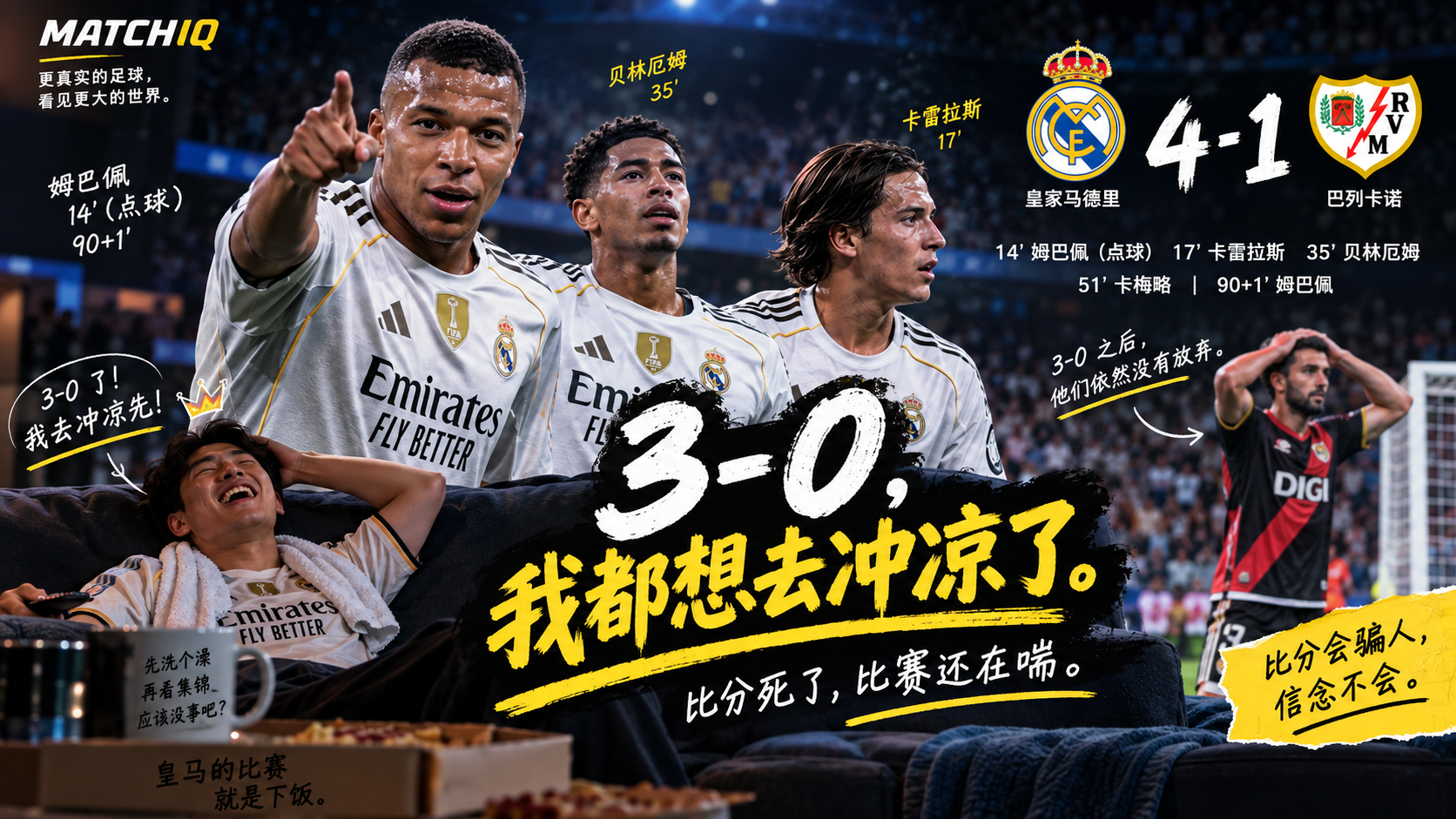 皇马4–1 Rayo MATCHIQ Reality Check