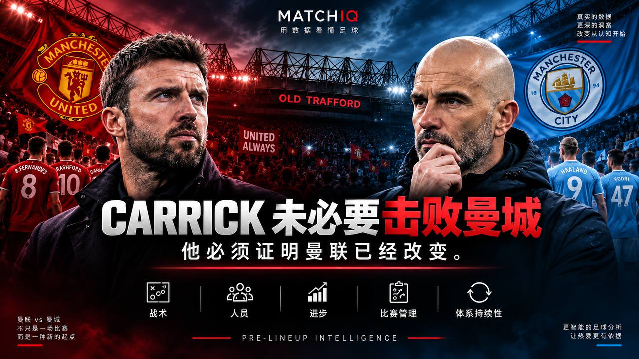 Michael Carrick 与 Enzo Maresca 曼市德比赛前 MATCHIQ 战术情报